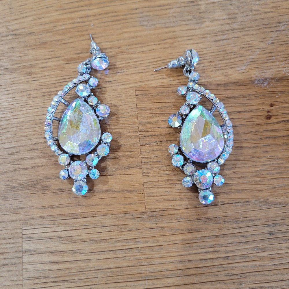 Princess  Crystal Earrings - Bling